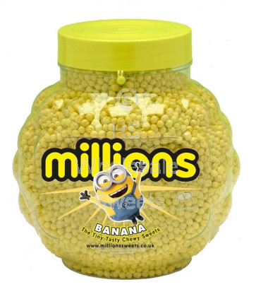 Millions Banana Sweets Jar 2.27kg