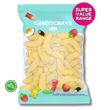 Candycrave Super Value Fizzy Bananas 1kg