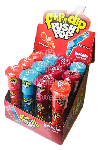 Bazooka Flip N Dip Push Pop 12X £1.29