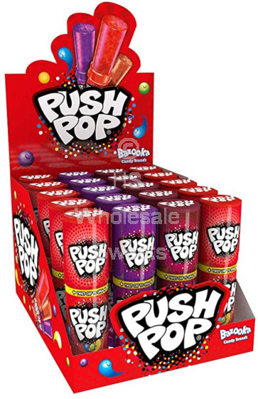 Bazooka Push Pops 20X59P