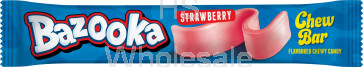 Bazooka Strawberry Chew Bar 60X15P