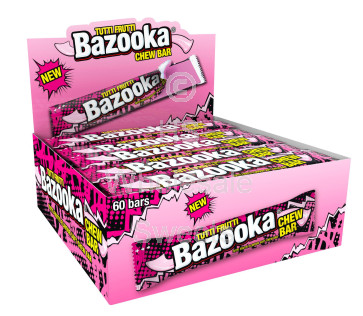 Bazooka Tutti Frutti Chew Bars 60 Count