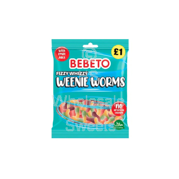 Bebeto Pre Pack Fizzy Weenie Worms 10x150g £1 PMP