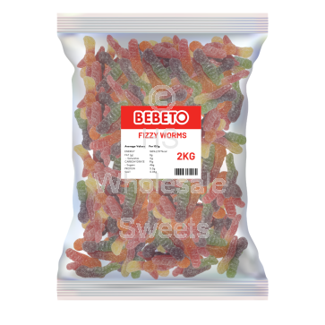 Bebeto Fizzy Worms 2Kg