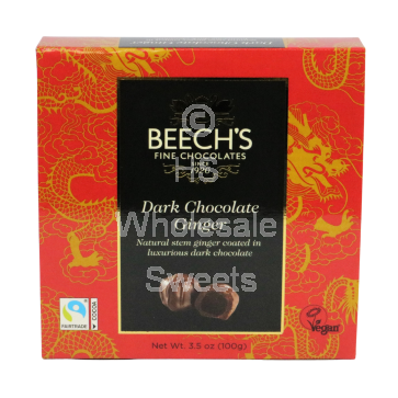 Beechs Fine Chocolates Dark Choc Ginger 100g