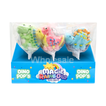 Bip Magic Rainbow Dino Mallow Pops 24x35g
