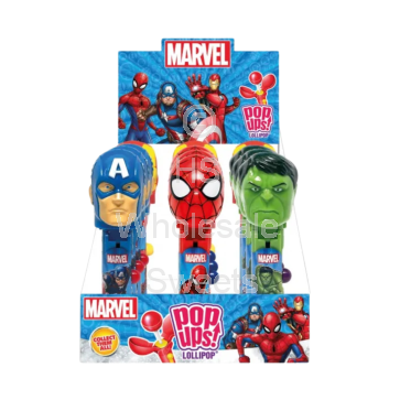 Bip Disney Marvel Mix Pop Up Lollipops 12x10g