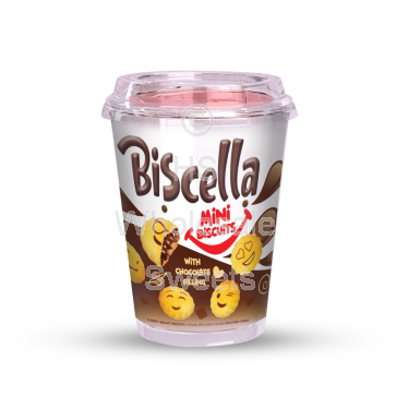 Biscella Chocolate Filled Mini Biscuit 12x125g