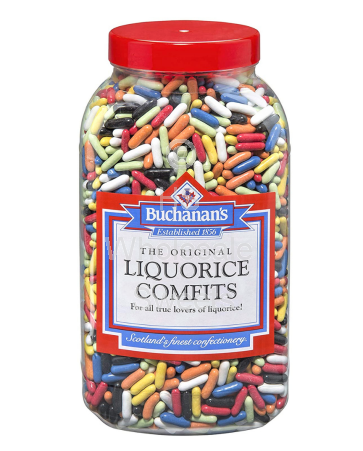 Buchanan's Liquorice Comfits 4kg