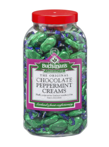 Buchanan's Chocolate Peppermint Creams Jar 2.5kg