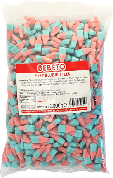 Bebeto Fizzy Blue Bottles 2KG