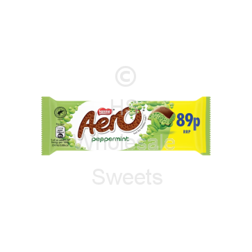 Aero Bubble Peppermint 89p PMP 24 x 36g