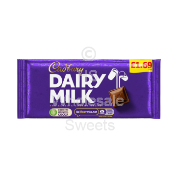 Cadburys Dairy Milk 22 X 95g PMP £1.69