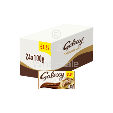 Galaxy Milk Block 24X100g £1.69 PMP