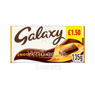 Galaxy Caramel Block £1.50 PMP 24x135g