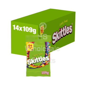 Skittles Sour Bag £1 PMP 14x109g