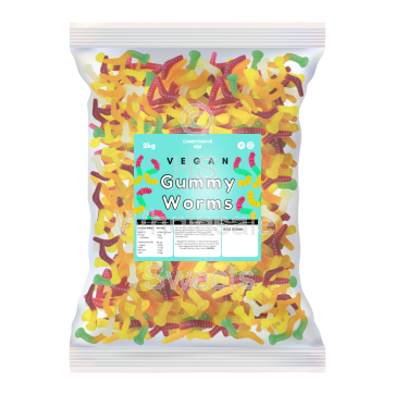 Candycrave Vegan Gummy Worms 2kg