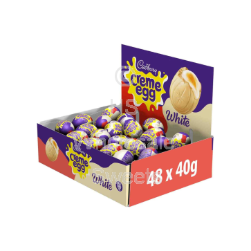 Cadburys White Creme Egg 48X40G