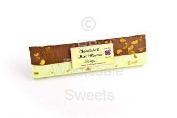 Candy Co Choc Mint Nougat Bars 16x130g