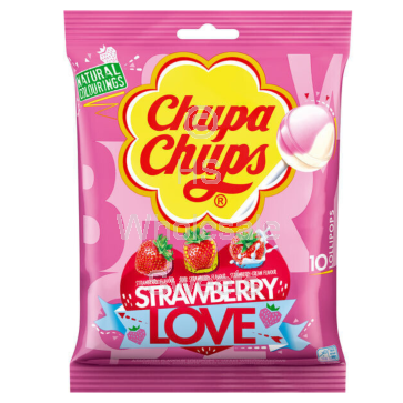 Chupa Chups Strawberry Love 12x120g