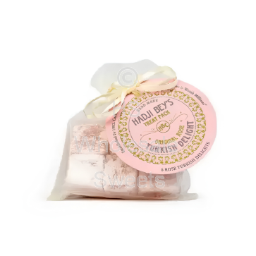 Hadji Bey's Original Rose Turkish Deight Treat Pack 24x90g