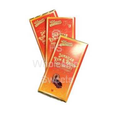Cleeves Jamaican Rum and Raisin Bar 20x90g