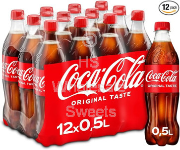 Coca Cola Drink Coke Bottle Original Taste 12x500ml