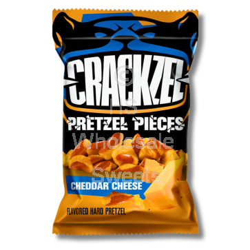 Crackzels Pretzel Pieces Cheddar Cheese 24x85g