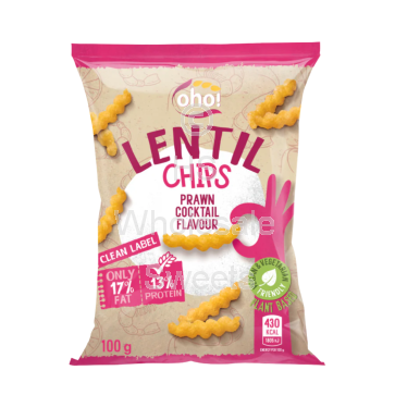 Oho! Lentil Chips Prawn Cocktail 23x100g