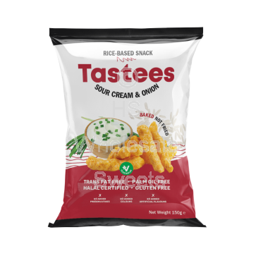 Tastees Sour Cream & Onion 24x150g