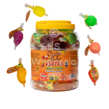 Candy Paradise Sweet Jelly Pops Jar 50x35g