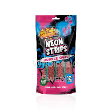 Candy Paradise Neon Strips Bubblegum 12x130g
