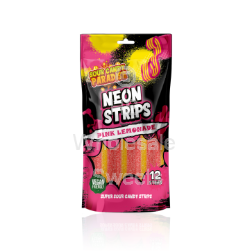 Candy Paradise Neon Strips Pink Lemonade 12x130g