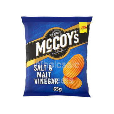 McCoys Salt & Vinegar Crisps £1.35 PMP 20x65g