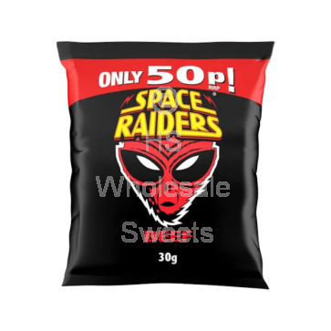 Space Raiders Beef Flavour Crisps 50p PMP 36x30g