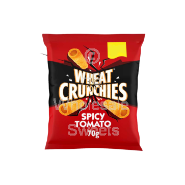 Wheat Crunchies Spicy Tomato Flavour Crisps £1.35 PMP 16x70g