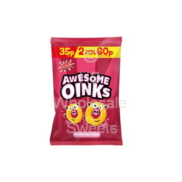 Golden Wonder Oinks Bacon Flavour Crisps 35p PMP 36x22g