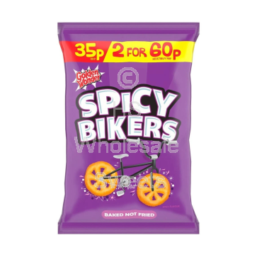 Golden Wonder Spicy Bikers Crisps 35p PMP 36x22g
