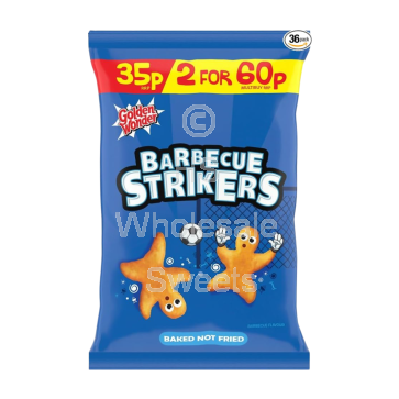  Golden Wonder Barbecue Strikers Crisps 35p PMP 36x22g