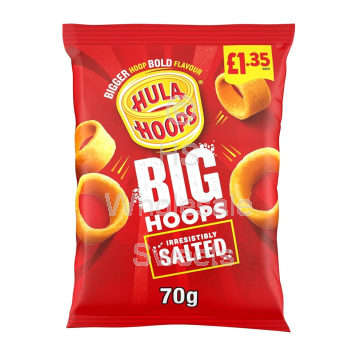 Hula Hoops Big Hoops Original Crisps £1.35 PMP 20X70g