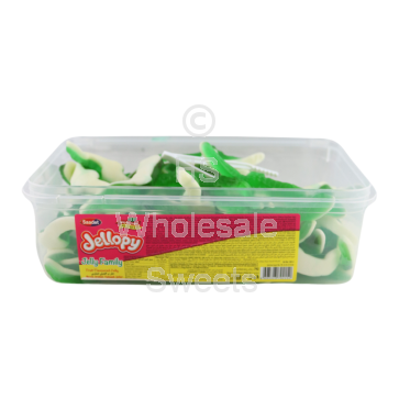 Jellopy Halal Jelly Crocodiles Tub 900g