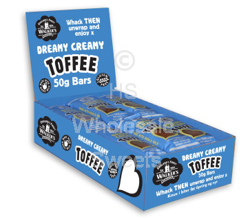 Walkers Toffee Original 24 x 50g