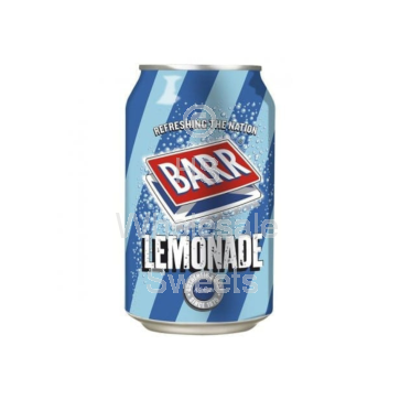 Barr Lemonade Fizzy Drink Cans 24x330ml
