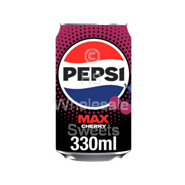 Pepsi Max Cherry Drink Cans 24x330ml