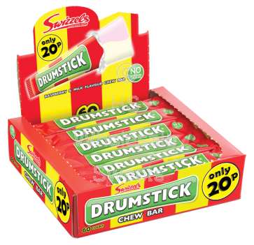 Swizzels Drumstick Raspberry & Milk Bars 60X20P