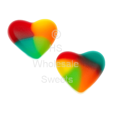 Dulceplus Jelly Multicolour Hearts 1kg