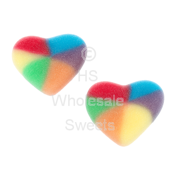 Dulceplus Fizzy Multicolour Hearts 1kg
