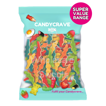 Candycrave Super Value Multicolour Crocodile 1kg