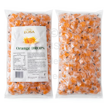 Hard Candy Orange Drops 1kg