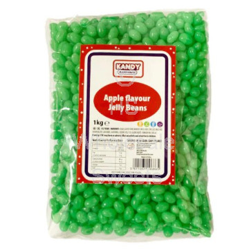Zed Candy Apple Single Colour Jelly Beans 1kg